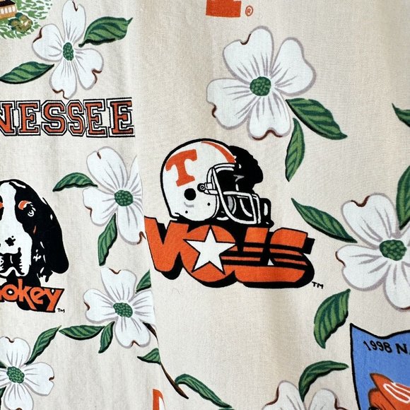 Reyn Spooner Mens University Of Tennessee Hawaiian Shirt XL Smokey Short Sleeve - Picture 8 of 12